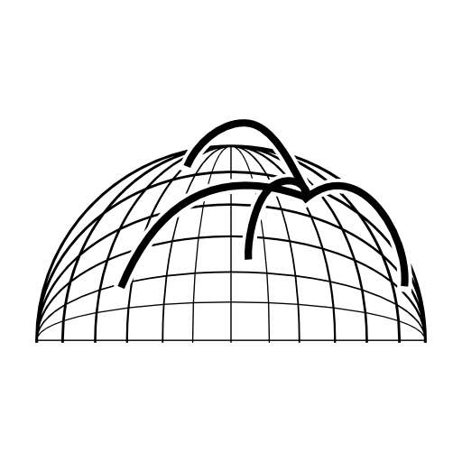 Data analytics lines on spherical grid