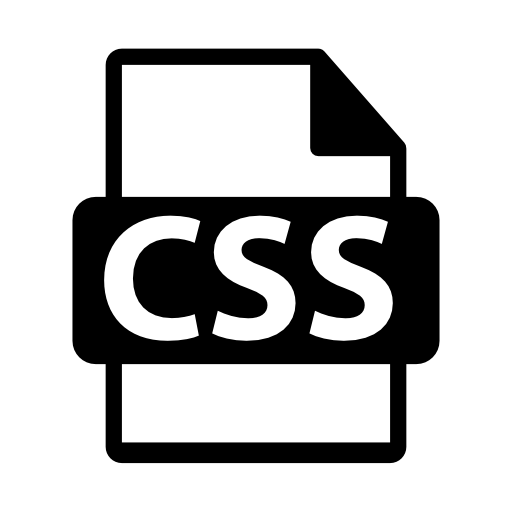 CSS file format symbol