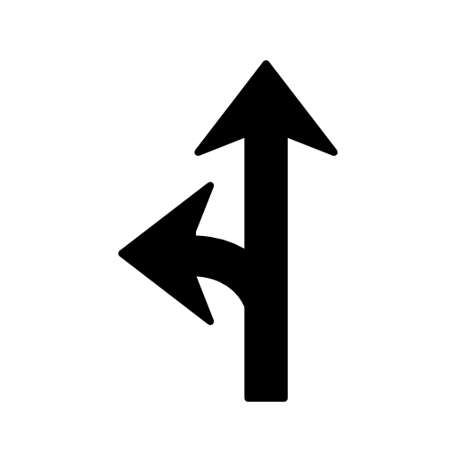 Arrow junction one to the left
