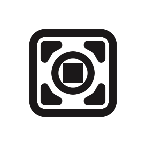 Photo camera symbol square variant