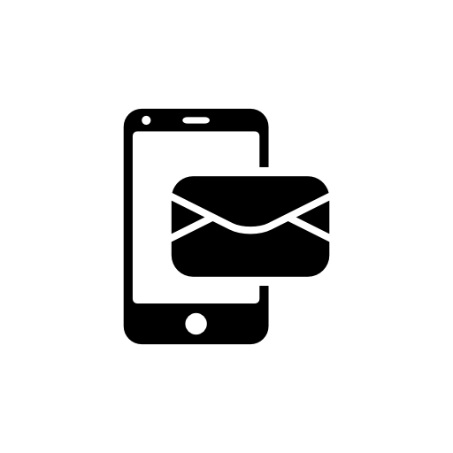Email message by mobile phone
