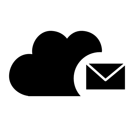 Email on cloud interface symbol