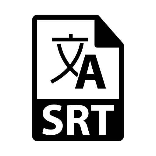 SRT file format symbol