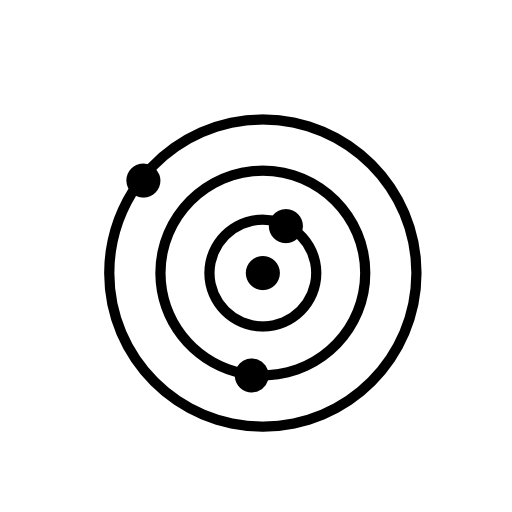 Two concentric circles with dots, IOS 7 interface symbol