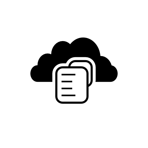 File with data on cloud storage