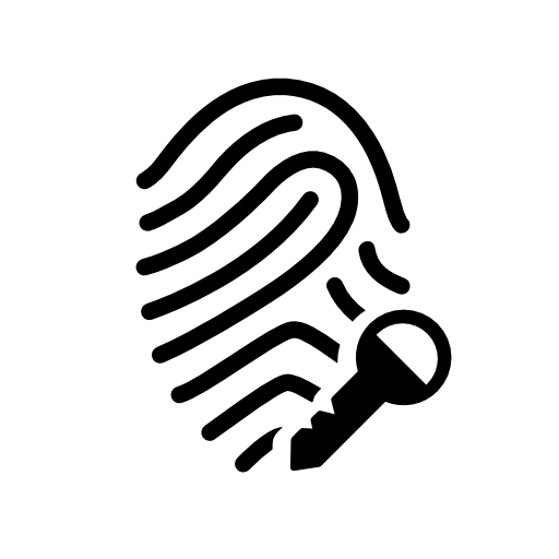 Fingerprint with key