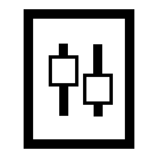 Document settings interface symbol