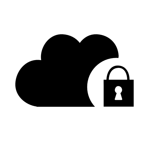 Cloud locked symbol