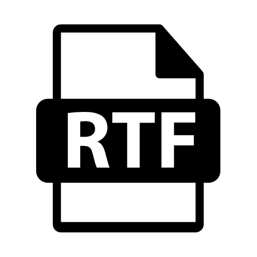 RTF file symbol