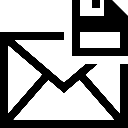 Mail save interface symbol