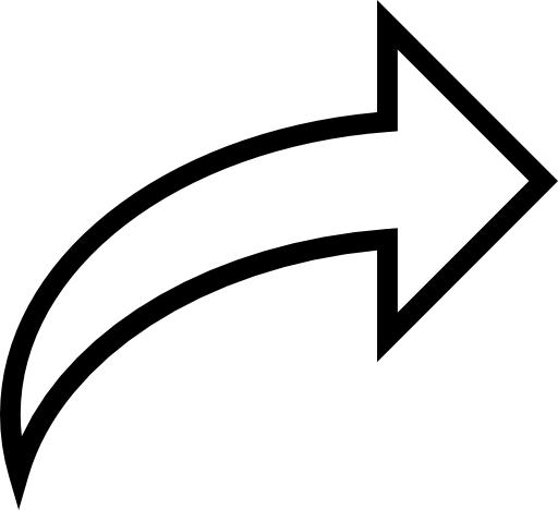 Arrow outline pointing right