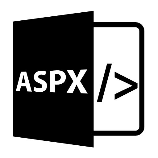 Aspx file format symbol