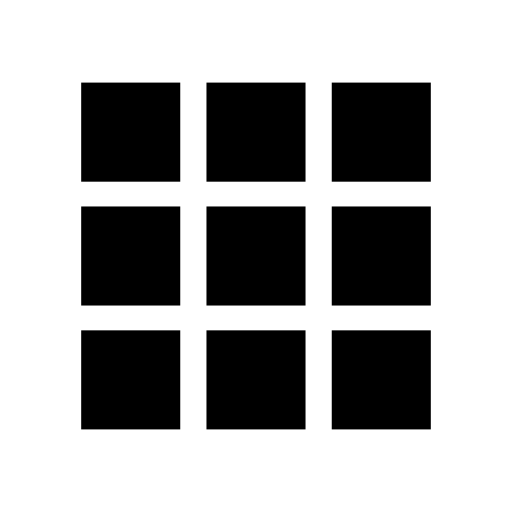 Phone buttons black squares symbol