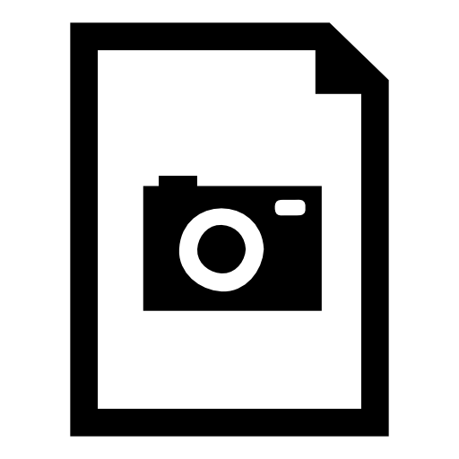 Photo document interface symbol