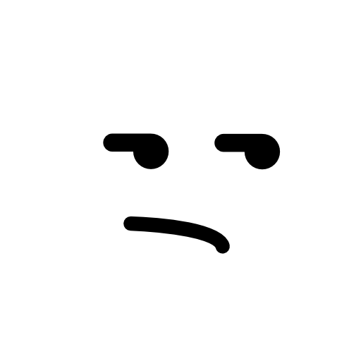 Doubt on emoticon square face