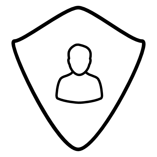 Shield user, IOS 7 interface symbol
