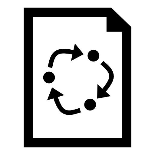 Document analytics interface symbol
