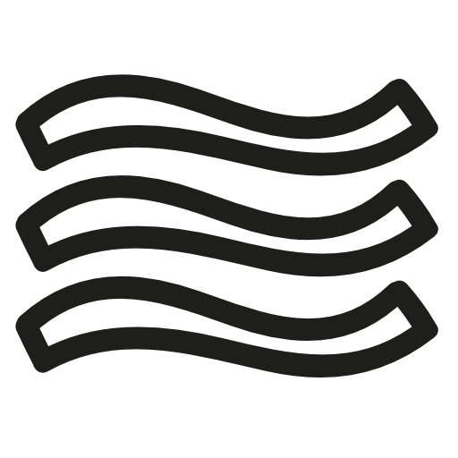 Menu curve lines variant hand drawn outlines