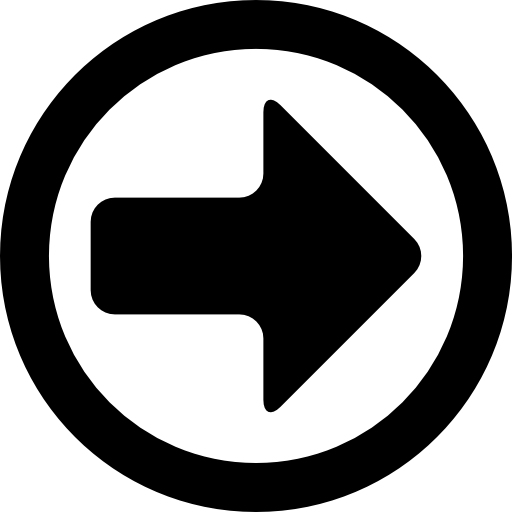 Arrow to right in a circle