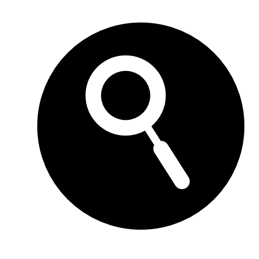 Search interface circular symbol