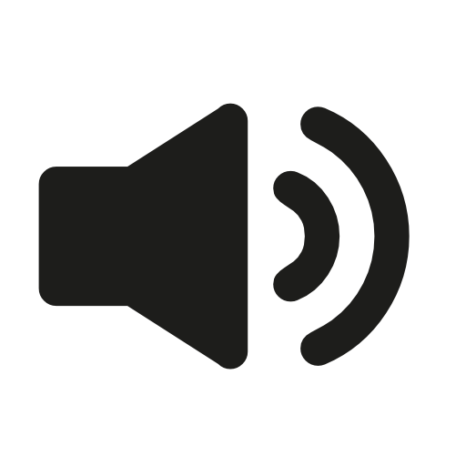 Speaker interface audio symbol
