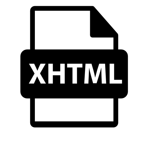 XHTML file format variant