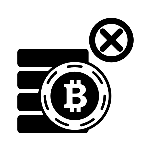 Bitcoin not accepted symbol