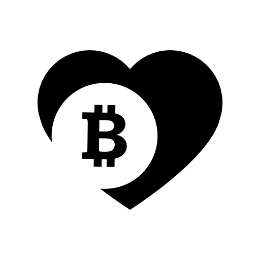 Bitcoin love heart