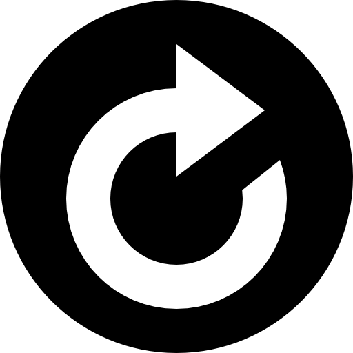 Refresh page arrow inside a circular button