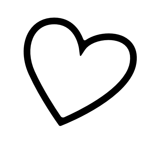 Heart shape outline