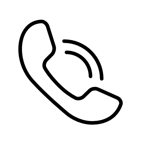 Call auricular symbol with sound lines