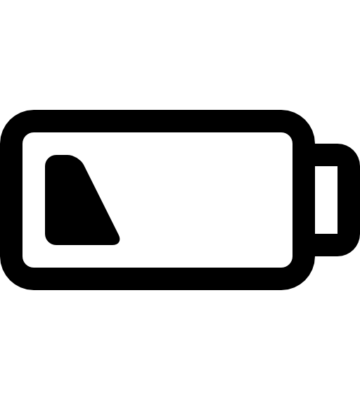 Low battery status needs charging