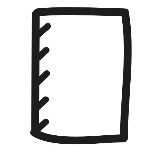 Paper hand drawn symbol