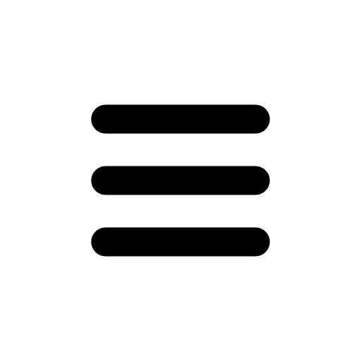 Menu symbol of three parallel lines