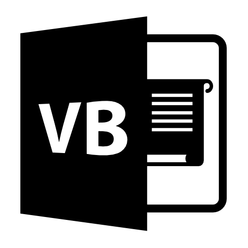 VB open file symbol