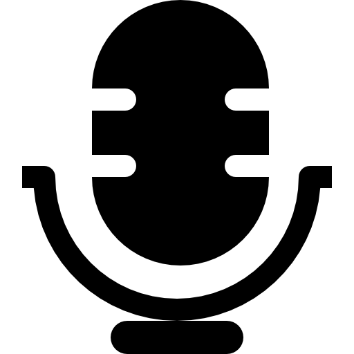Microphone voice symbol