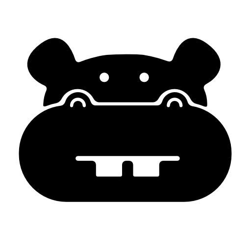 Hippo front head