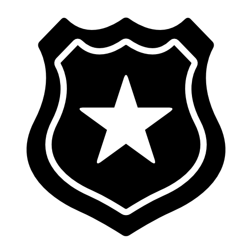 Shield with fivepointed star
