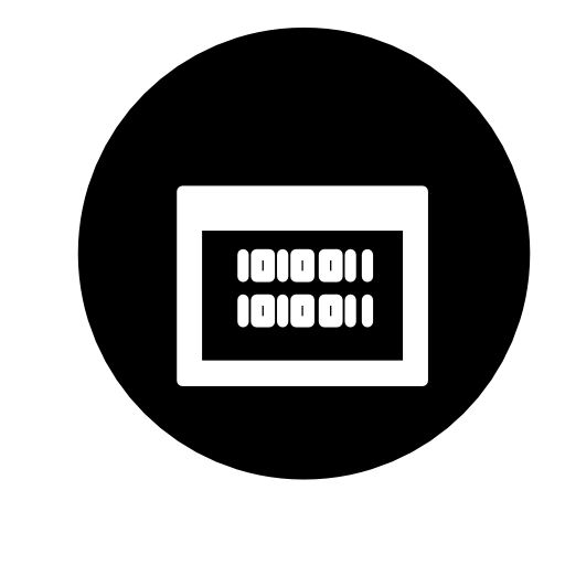 Browser circular symbol