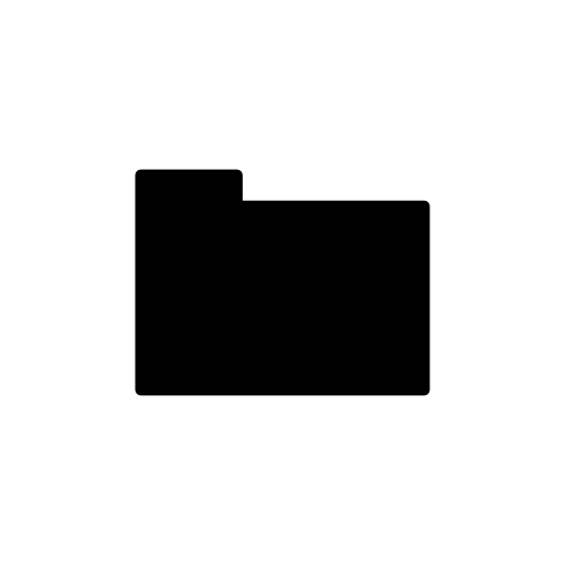 Folder black shape
