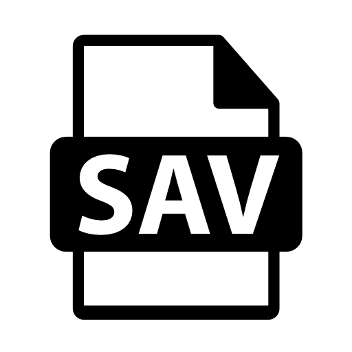 SAV file format symbol