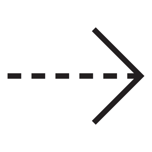 Arrow to right, IOS 7 interface symbol
