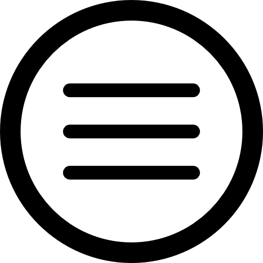 Circle with text interface button