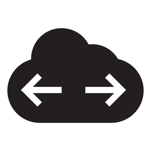 Cloud expand, IOS 7 interface symbol