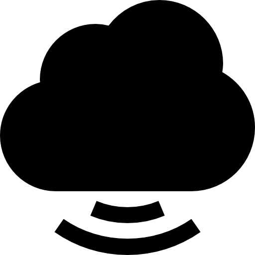 Cloud signal symbol