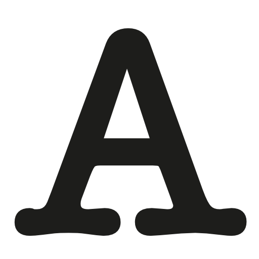 Font interface symbol