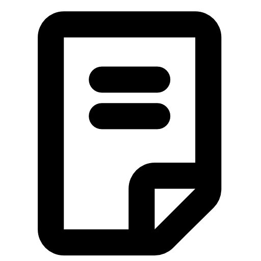 File gross outline interface symbol