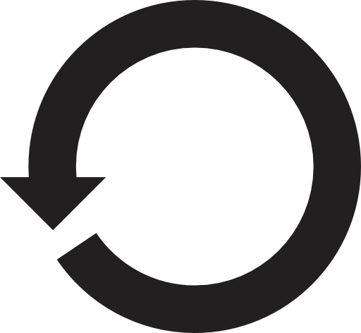 Circular counterclockwise rotating arrow