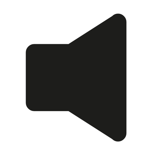 Speaker black tool shape interface symbol