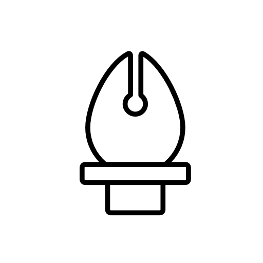 Tool pen point symbol for a interface